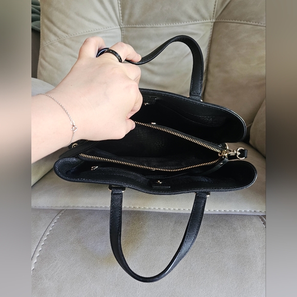 Kate Spade black saffiano leather crossbody shoulder bag - Picture 10 of 13